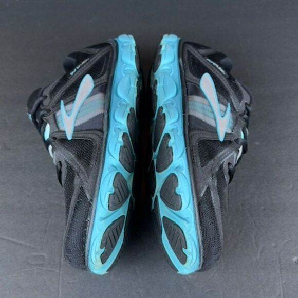 Women's Brooks Pure Flow 2 Black and Blue Running Shoes Size 8.5 - Picture 6 of 9